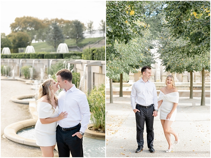 Garden Engagement Portraits at Longwood Gardens in Pennsylvania by StaceyLee Photography