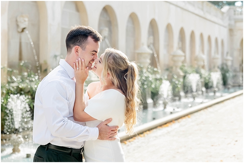 Garden Engagement Portraits at Longwood Gardens in Pennsylvania by StaceyLee Photography