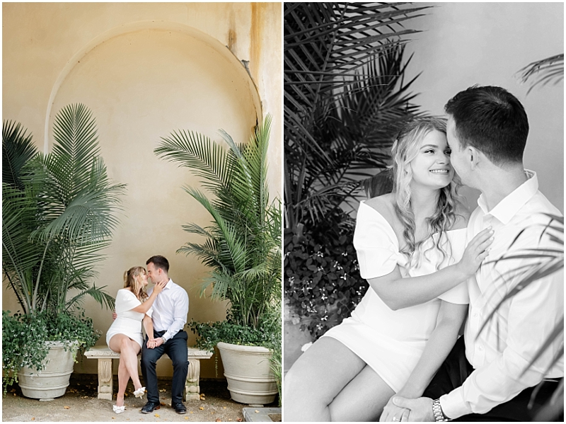 Garden Engagement Portraits at Longwood Gardens in Pennsylvania by StaceyLee Photography