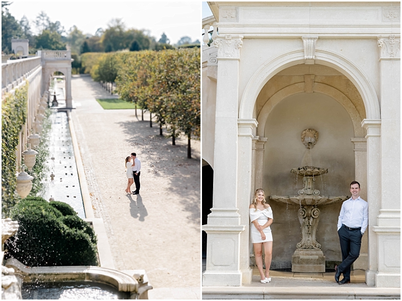 Garden Engagement Portraits at Longwood Gardens in Pennsylvania by StaceyLee Photography