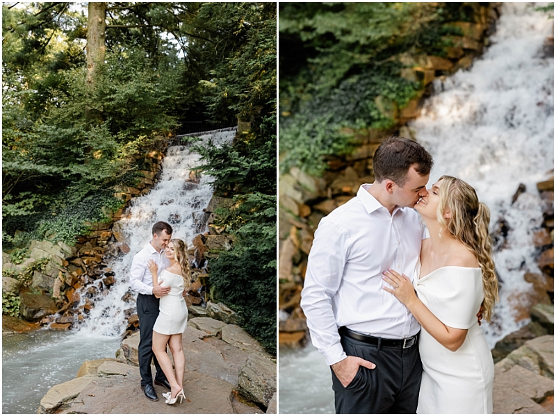 Garden Engagement Portraits at Longwood Gardens in Pennsylvania by StaceyLee Photography