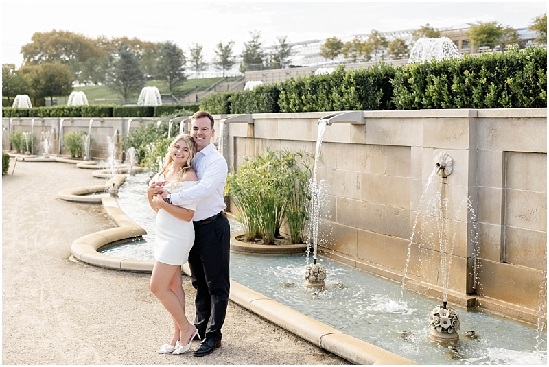 Garden Engagement Portraits at Longwood Gardens in Pennsylvania by StaceyLee Photography