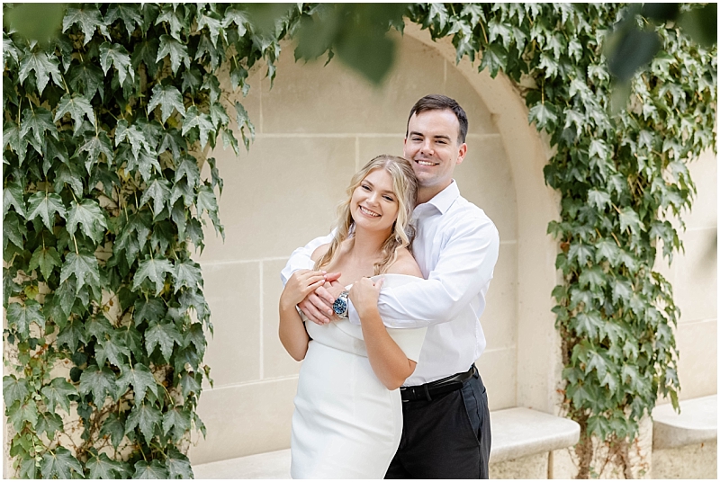 Garden Engagement Portraits at Longwood Gardens in Pennsylvania by StaceyLee Photography