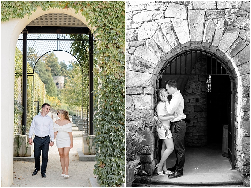 Garden Engagement Portraits at Longwood Gardens in Pennsylvania by StaceyLee Photography