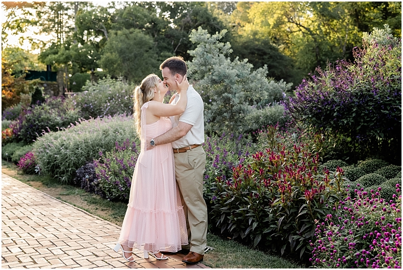 Garden Engagement Portraits at Longwood Gardens in Pennsylvania by StaceyLee Photography