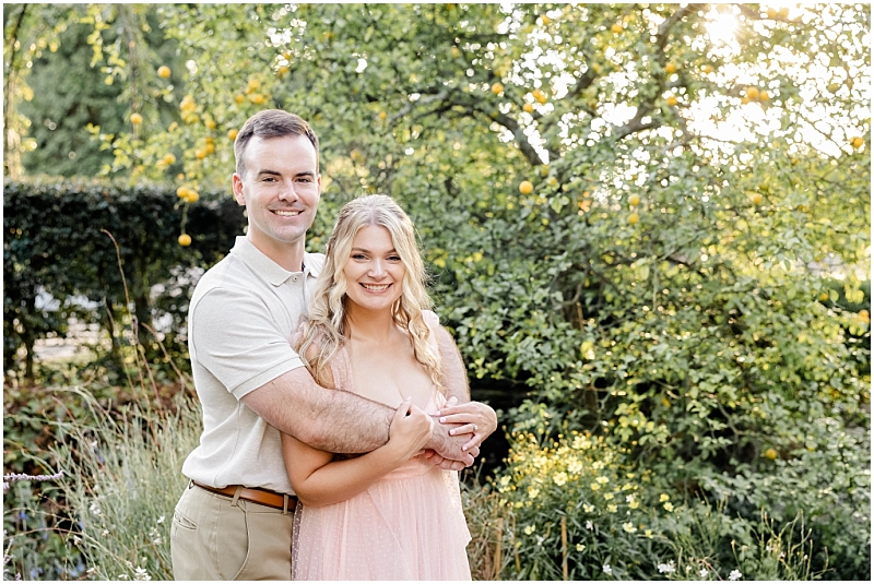 Garden Engagement Portraits at Longwood Gardens in Pennsylvania by StaceyLee Photography