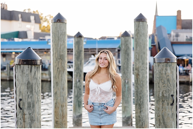 Downtown ANnapolis senior portraits by Staceylee Photography