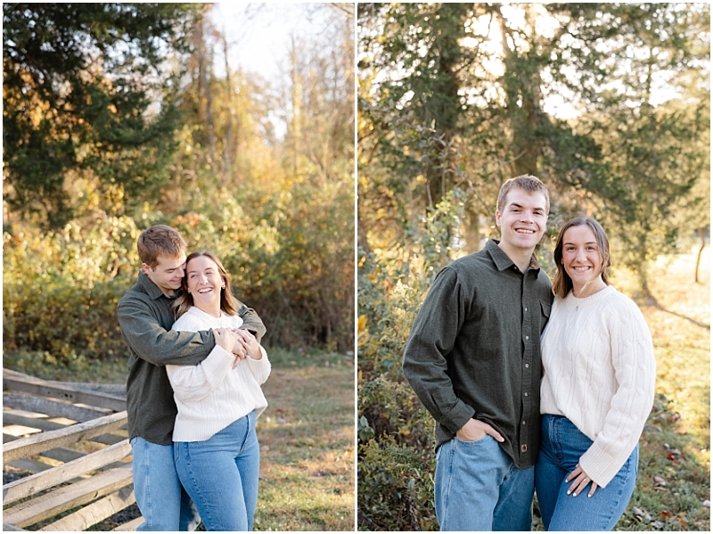 Fall engagement portraits at Jerusalem Mill in Maryland by StaceyLee Photography