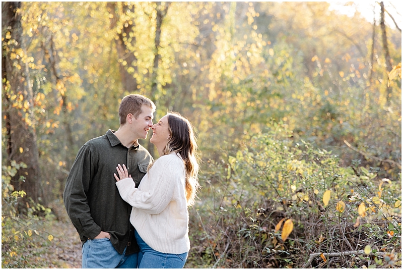 Fall engagement portraits at Jerusalem Mill in Maryland by StaceyLee Photography