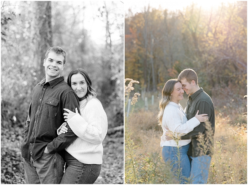 Fall engagement portraits at Jerusalem Mill in Maryland by StaceyLee Photography