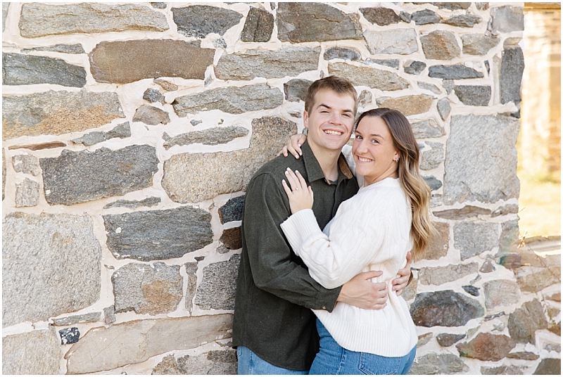 Fall engagement portraits at Jerusalem Mill in Maryland by StaceyLee Photography