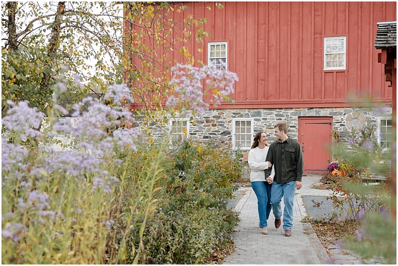 Fall engagement portraits at Jerusalem Mill in Maryland by StaceyLee Photography