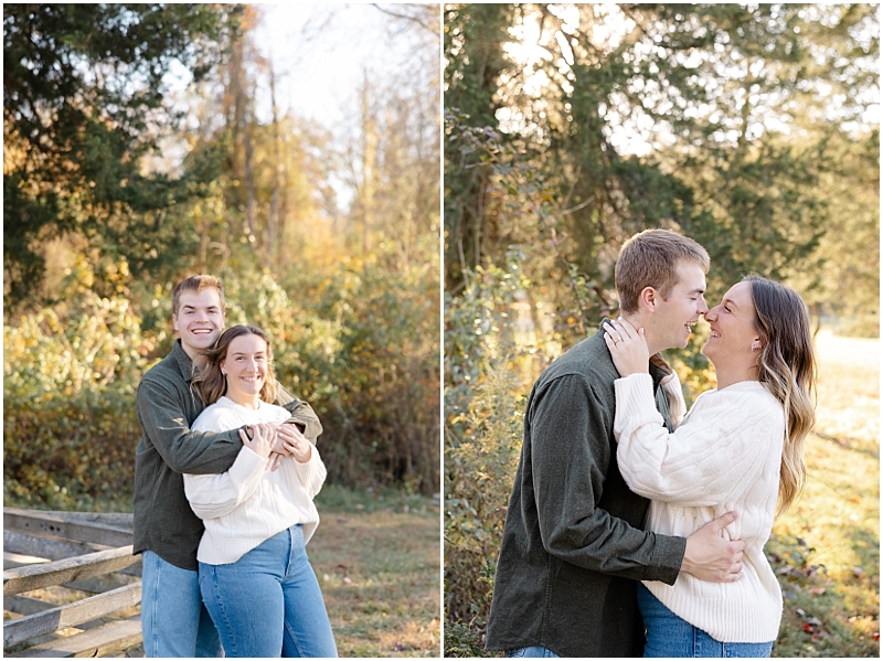 Fall engagement portraits at Jerusalem Mill in Maryland by StaceyLee Photography