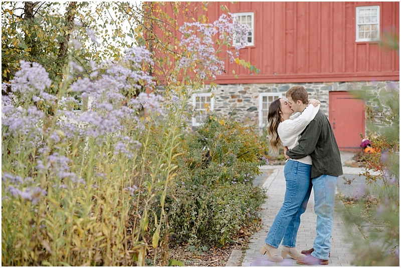 Fall engagement portraits at Jerusalem Mill in Maryland by StaceyLee Photography