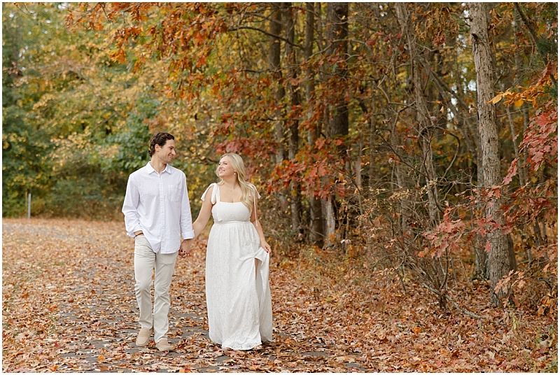 Fall Engagement Portraits at Downs Park in Pasadena, Maryland by StaceyLee Photography