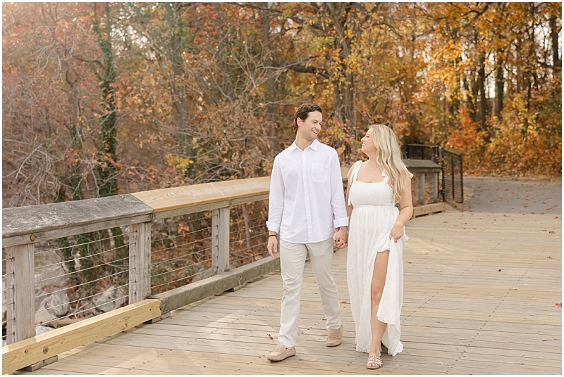 Fall Engagement Portraits at Downs Park in Pasadena, Maryland by StaceyLee Photography