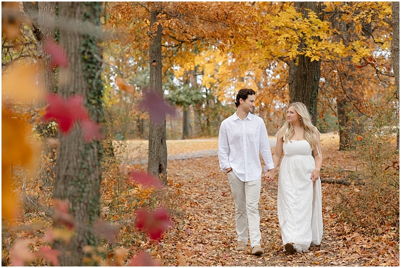 Fall Engagement Portraits at Downs Park in Pasadena, Maryland by StaceyLee Photography