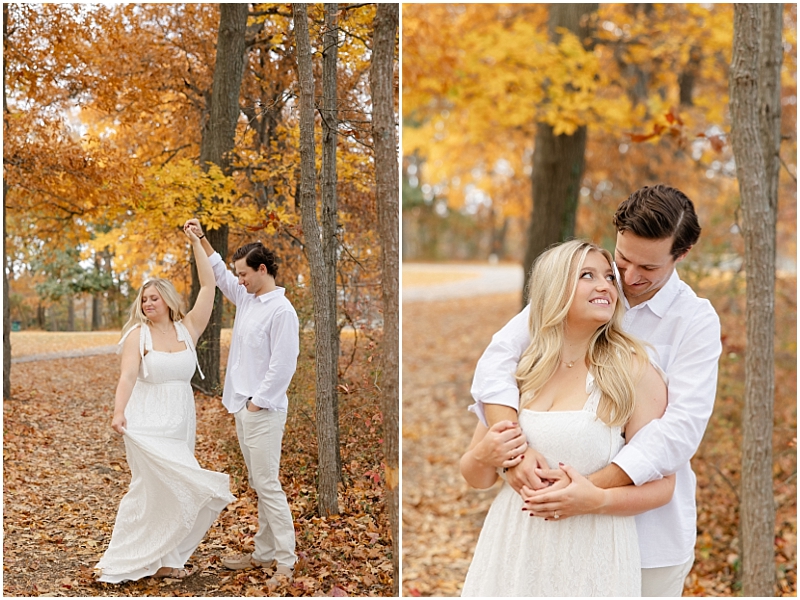 Fall Engagement Portraits at Downs Park in Pasadena, Maryland by StaceyLee Photography