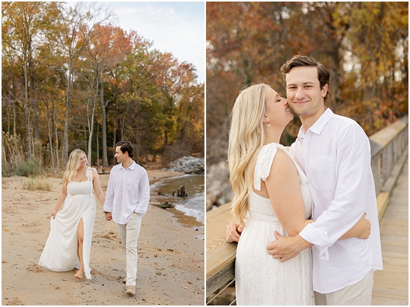 Fall Engagement Portraits at Downs Park in Pasadena, Maryland by StaceyLee Photography