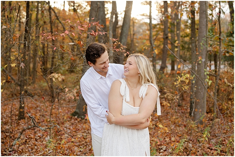 Fall Engagement Portraits at Downs Park in Pasadena, Maryland by StaceyLee Photography