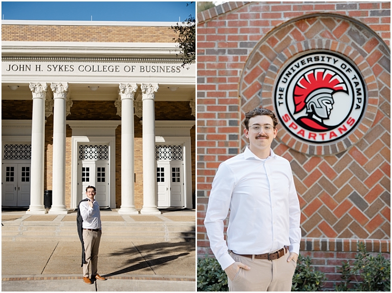 Graduation Portraits at the University of Tampa in Tampa, Florida, by StaceyLee Photography