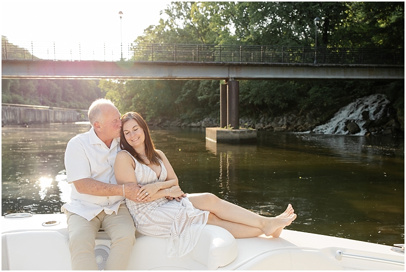 Engagement portraits on the Occoquan River in Lorton, Virginia by StaceyLee Photography.