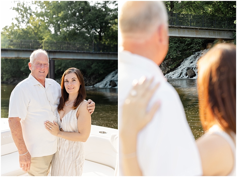 Engagement portraits on the Occoquan River in Lorton, Virginia by StaceyLee Photography.
