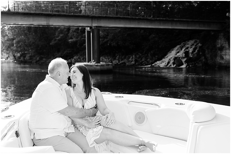 Engagement portraits on the Occoquan River in Lorton, Virginia by StaceyLee Photography.