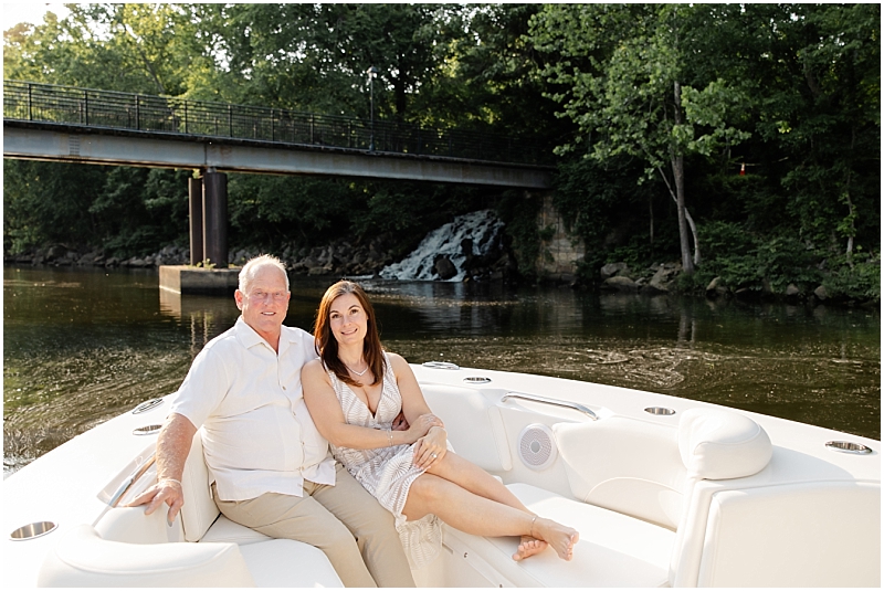 Engagement portraits on the Occoquan River in Lorton, Virginia by StaceyLee Photography.