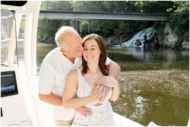 Engagement portraits on the Occoquan River in Lorton, Virginia by StaceyLee Photography.