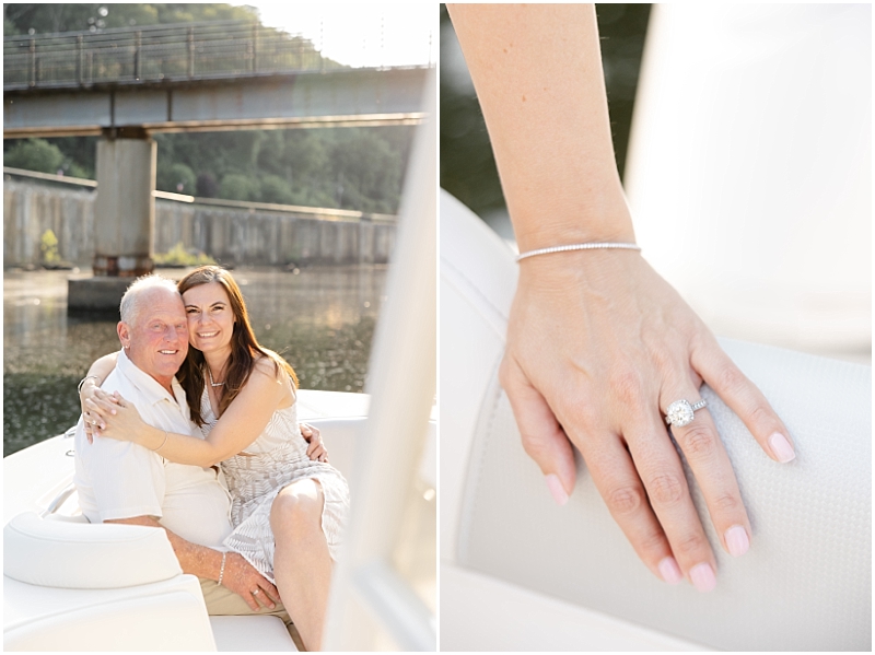 Engagement portraits on the Occoquan River in Lorton, Virginia by StaceyLee Photography.