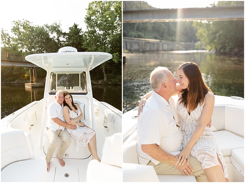 Engagement portraits on the Occoquan River in Lorton, Virginia by StaceyLee Photography.