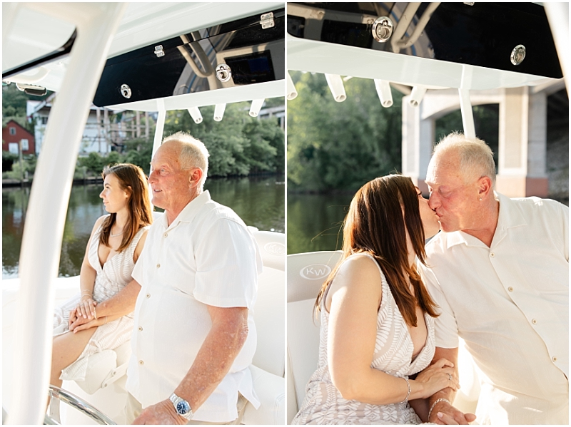 Engagement portraits on the Occoquan River in Lorton, Virginia by StaceyLee Photography.