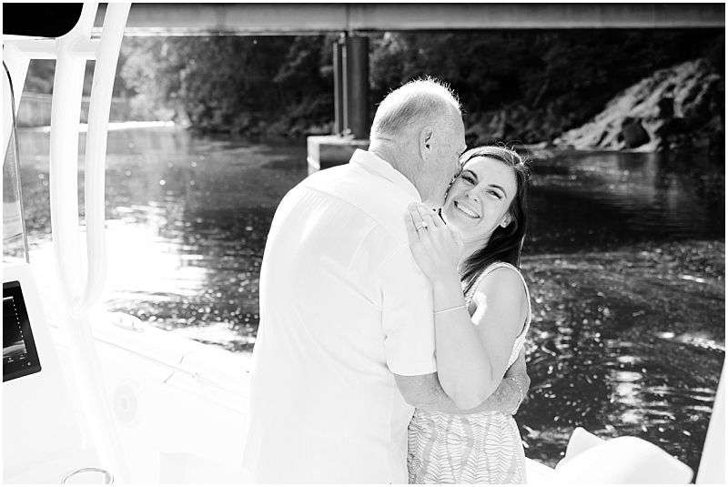 Engagement portraits on the Occoquan River in Lorton, Virginia by StaceyLee Photography.