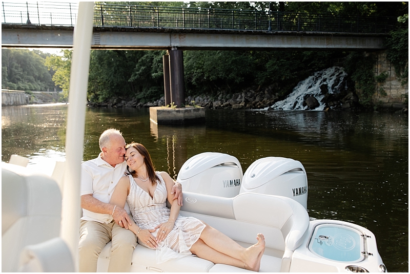 Engagement portraits on the Occoquan River in Lorton, Virginia by StaceyLee Photography.