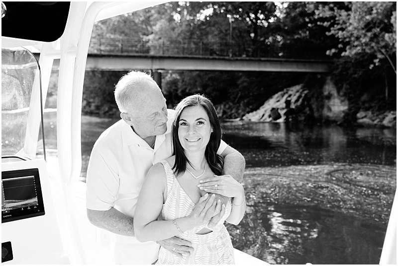 Engagement portraits on the Occoquan River in Lorton, Virginia by StaceyLee Photography.