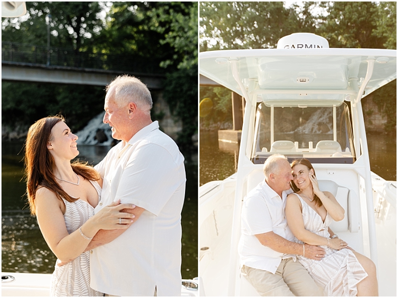 Engagement portraits on the Occoquan River in Lorton, Virginia by StaceyLee Photography.